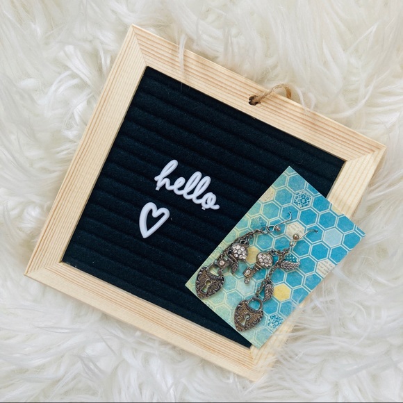 Juicy Lock & Key Heart Dangle Earrings! - Picture 2 of 4